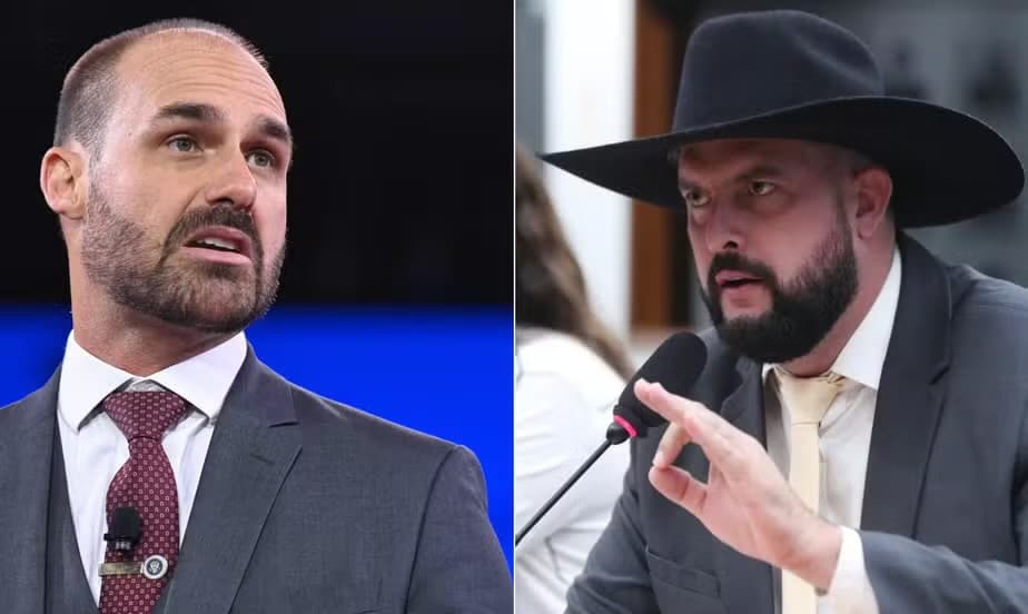 Eduardo chama Zé Trovão de “bosta” após deputado acusar Jair Bolsonaro e de covardia