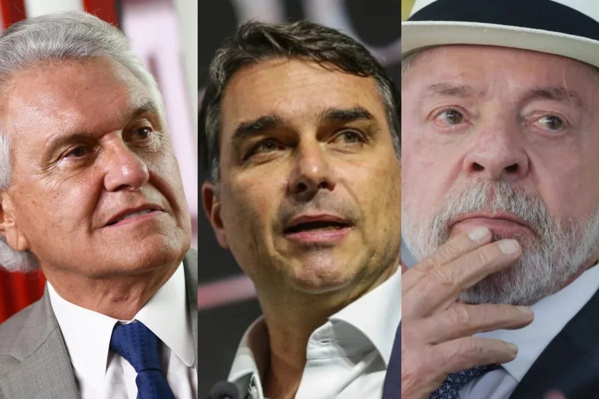 Caiado detona Lula e Flávio Bolsonaro: “Farinha do mesmo saco”