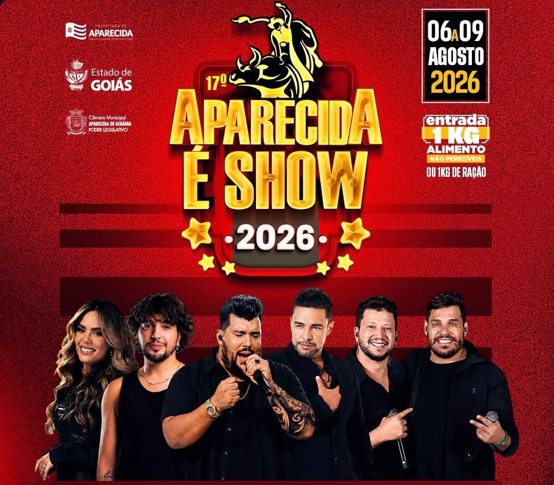 Panda, Nattan, Mariana Fagundes e Zezé Di Camargo animam o Aparecida é show 2026; veja programação