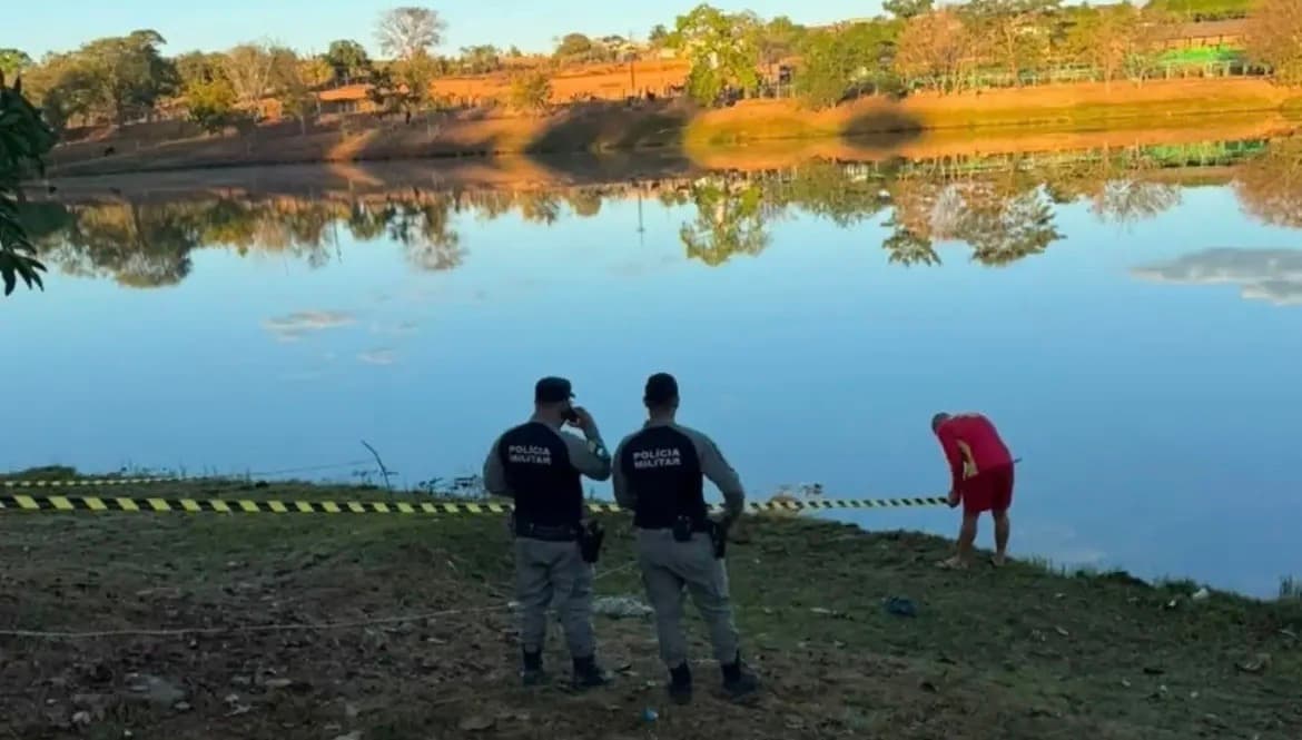 Jovem baleado pula em lago para tentar escapar de atirador e morre afogado em Crixás