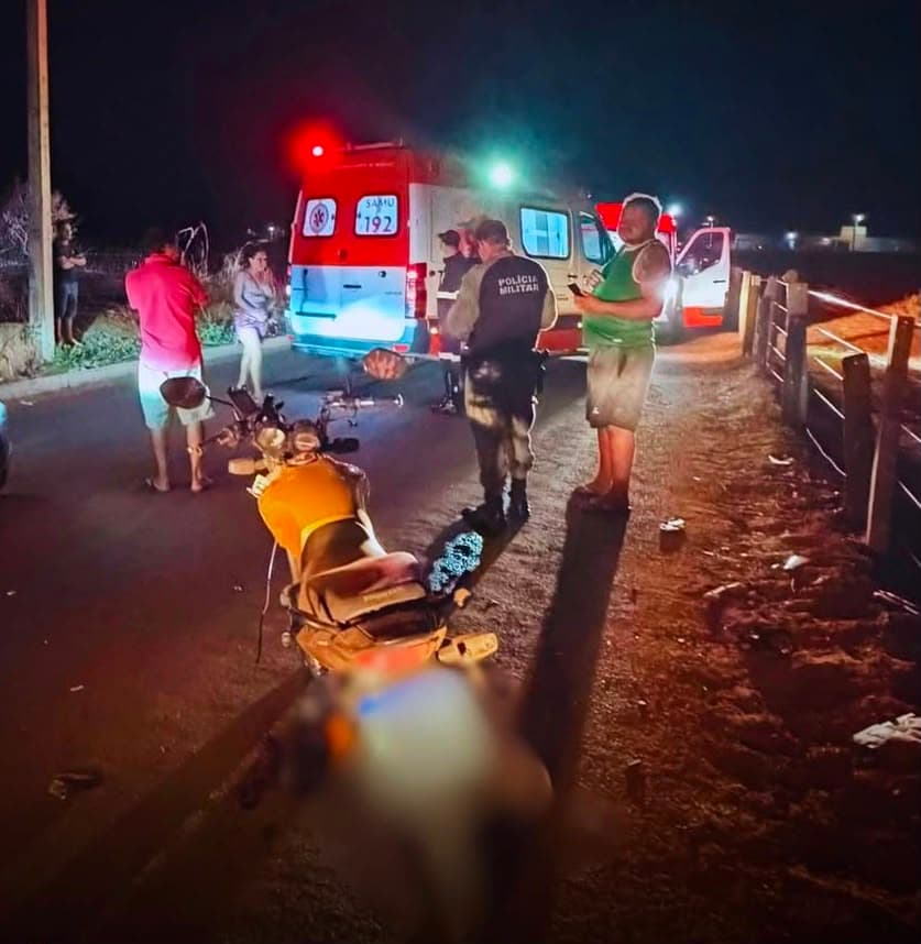 Grave acidente em Trindade deixa motociclista com pé decepado; socorro rápido evita tragédia