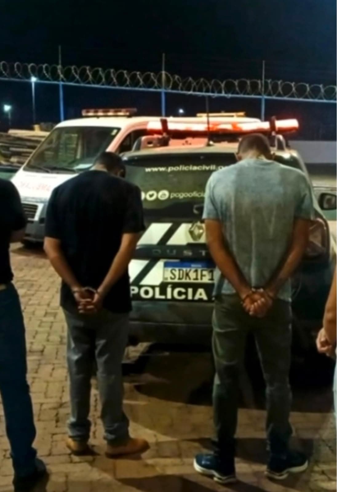 Dupla é presa suspeita de matar rival com seis tiros durante churrasco em Cristalina