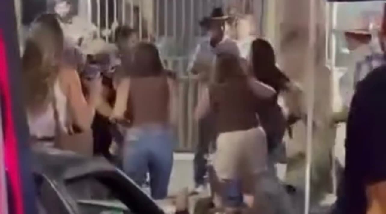 Mulher armada dispara durante briga generalizada em cavalgada