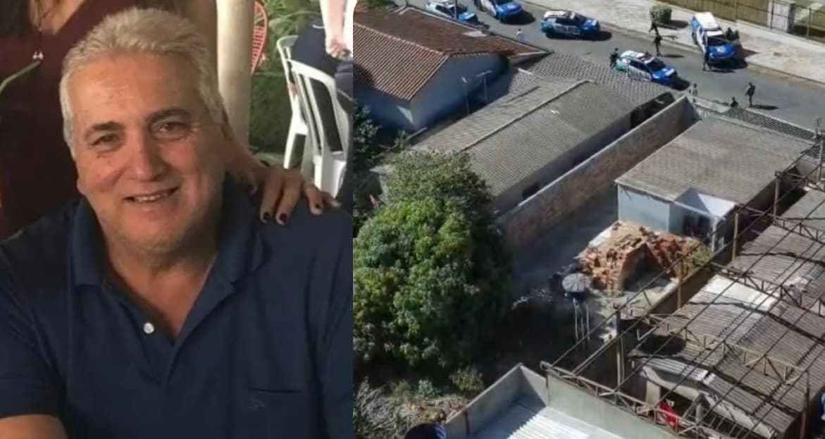 EXCLUSIVO: Caseiro suspeito de matar fazendeiro queimado pula muro para fugir da polícia