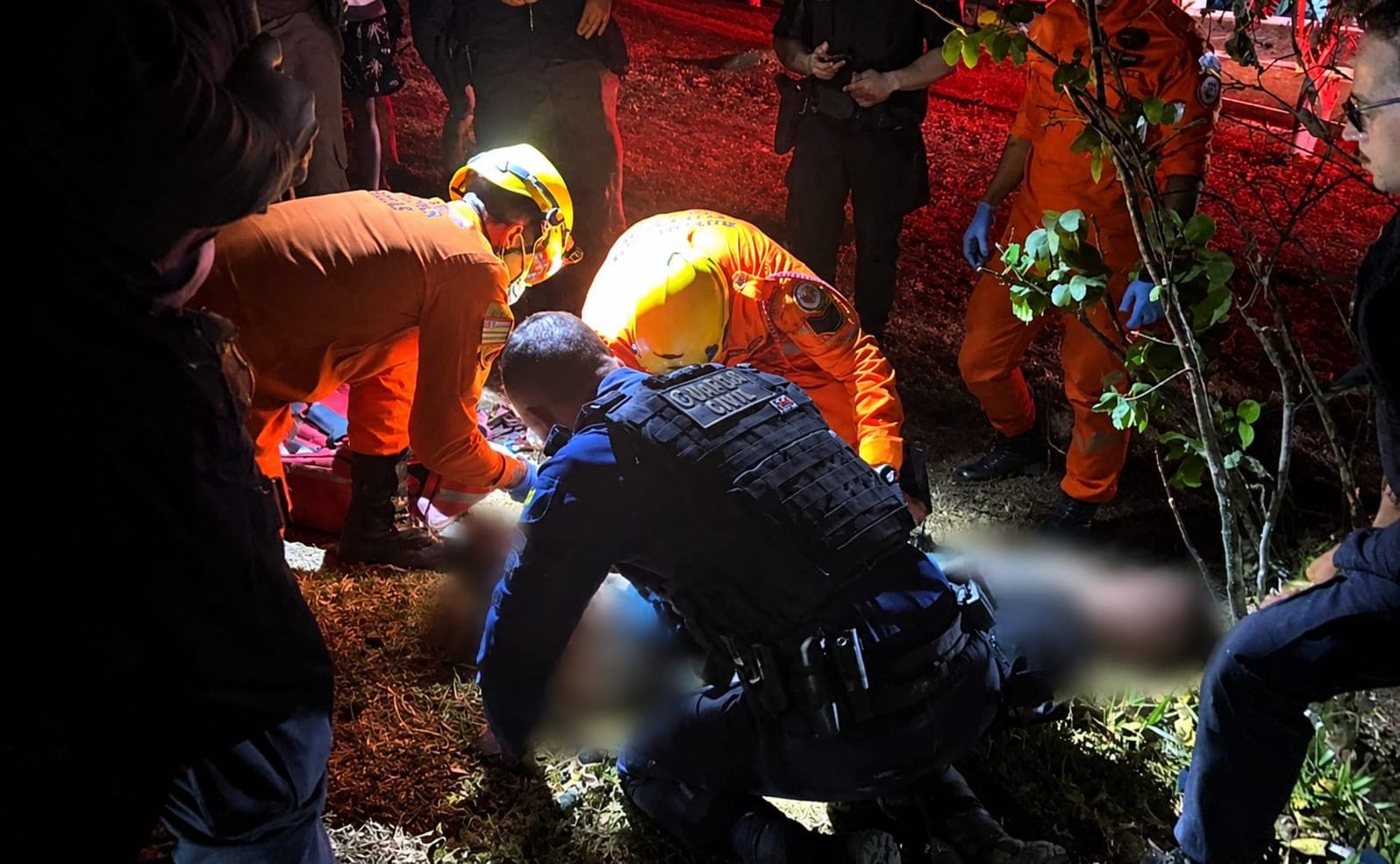 Filha esfaqueia o próprio pai em Torneio de Pesca e agride guarda com tapas no rosto
