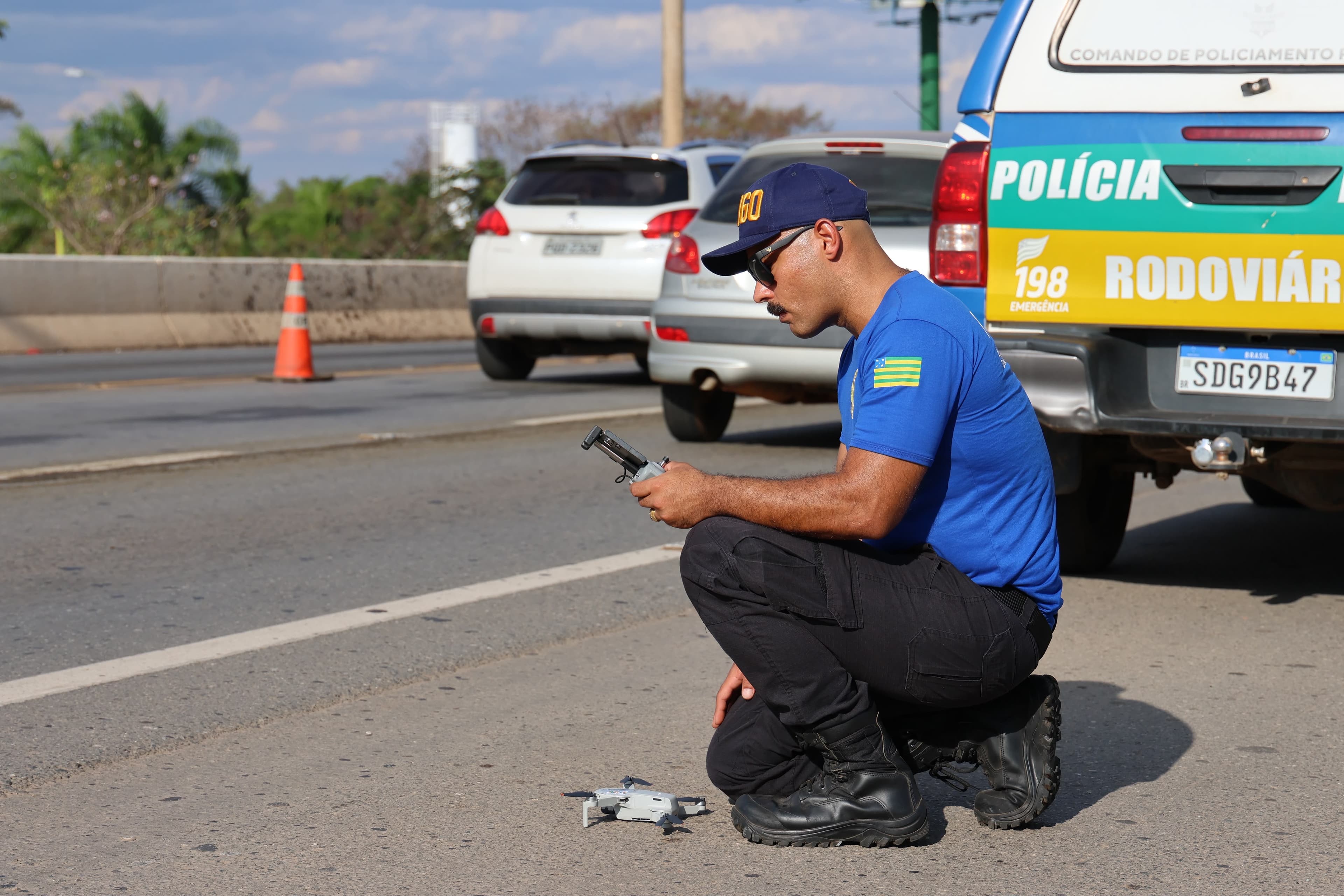 Polícia Científica faz reconstituição de acidente que matou engenheiro carbonizado na GO-020