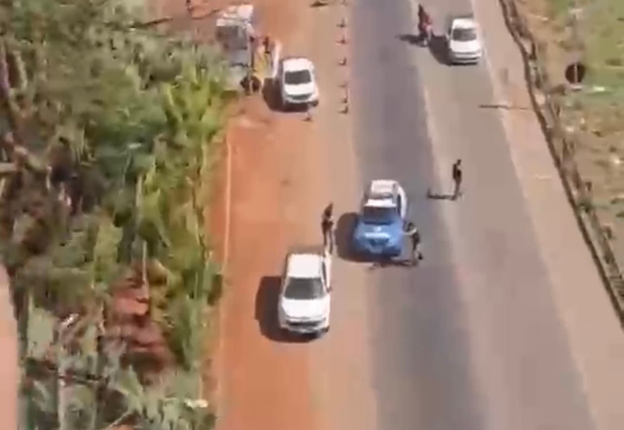 Carro furtado é recuperado na GO-070 após perseguição policial com apoio do helicóptero