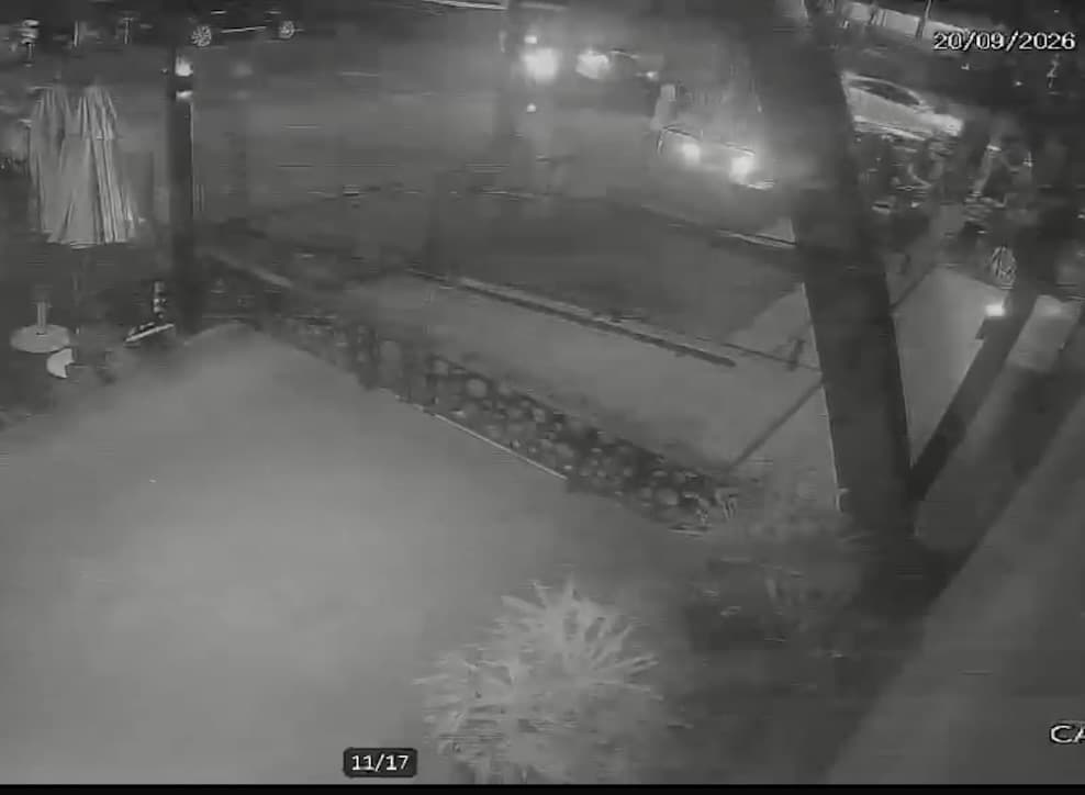 Bomba caseira é arremessada contra mesa de bar em Goiânia; explosão perfura tímpano e arranca cabelo de vítima