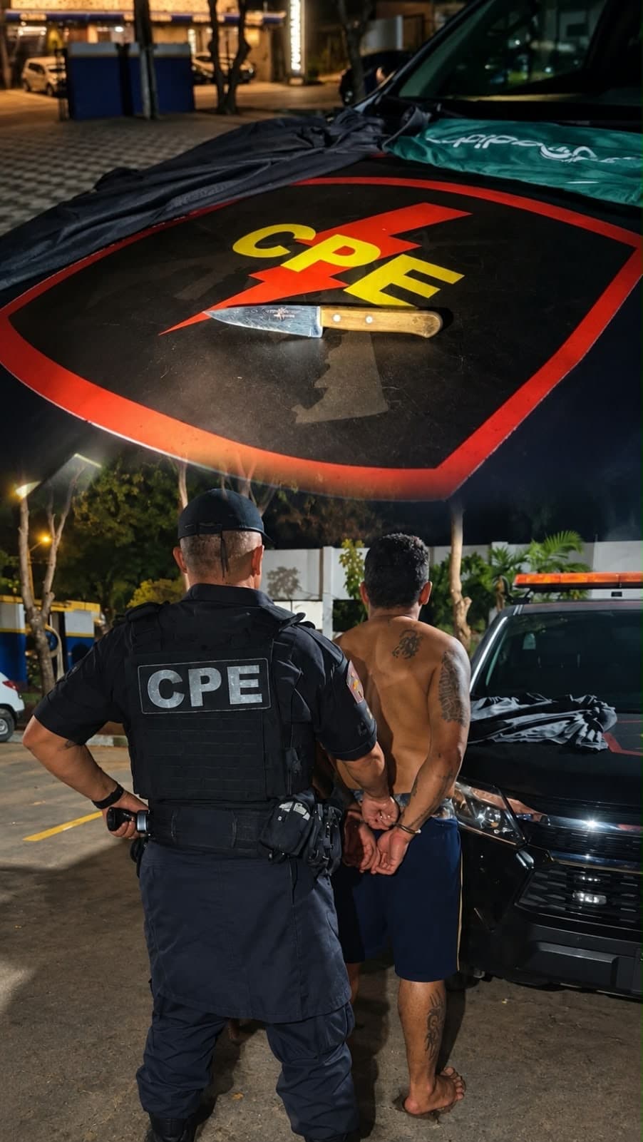 Ladrão aproveita queda de energia, invade casa e esfaqueia jovem em Aparecida