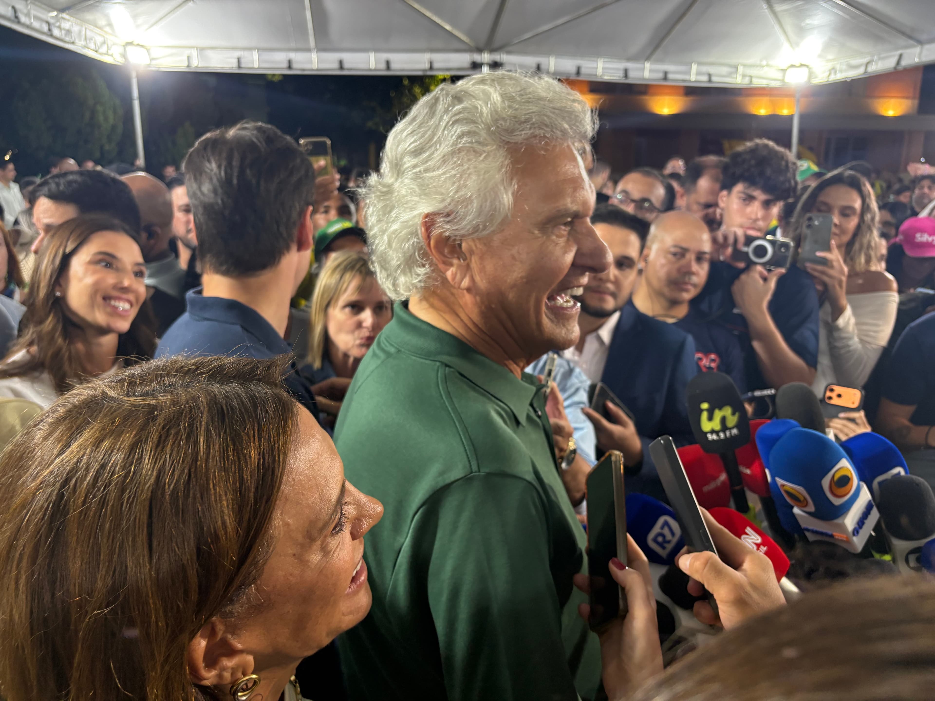 “Caí, mas caí em pé”, afirma Ronaldo Caiado ao avaliar resultado da corrida presidencial